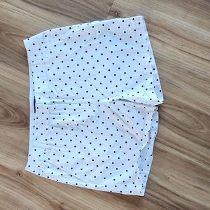 Izod Women's 100% Cotton Polka Dot Shorts, Size 10